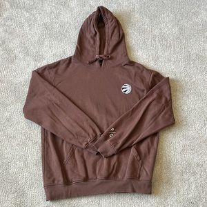 Toronto Raptors Peace Collective Brown Hoodie | Size Mens XL